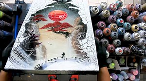 I guess you all can agree that "Blood Moon Samurai" is crown of my work. Enjoy and Stay Awesome! #samurai #bushido #japan | Skech ART