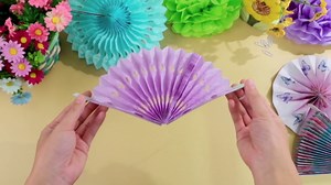 Blosssound Butterfly Flower Party Decorations Set - Butterflies Floral Hanging Paper Fans Floral Pompom Flowers Banner Pastel Colors Wall Fan Decor for Ceiling Garden Tea Fairy Party Shower Supplies