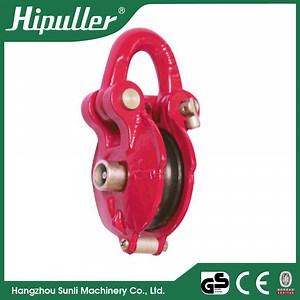 [Hot Item] Wst029 Double Wheel and Single Wheel Snatch Pulley Block and Wire Rope Block
