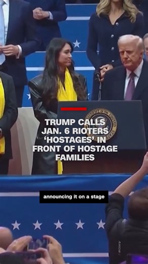 CNN's Jake Tapper fact-checks President Trump after he falsely called January 6 rioters "hostages" at an event where a former Hamas hostage, and families of other Hamas hostages, were present. | CNN