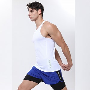 [Hot Item] Custom Bodybuilding Muscle Workout Gym Athletic Stringer Men′ S Tank Tops