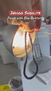 #Indigo #gel #Sugilite #Richterite #necklace #TucsonGemShow #crystalconcentrics #SugiliteStone | Crystal Concentrics