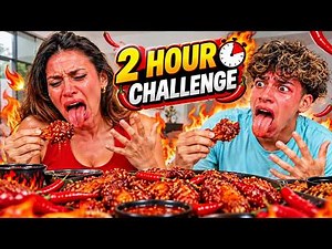 2 Hour Spicy Vs Sour Food Challenge… Who Will Give Up First? | The Royalty Family