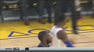 Postgame: RJ Barrett &amp; Julius Randle | Knicks @ Warriors