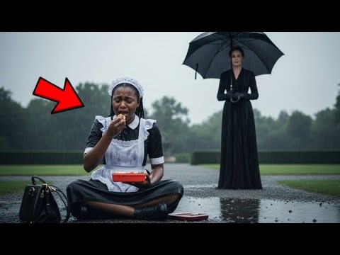 Esposa do milionário encontra sua empregada comendo na chuva - Ela fica chocada ao enteder o motivo.