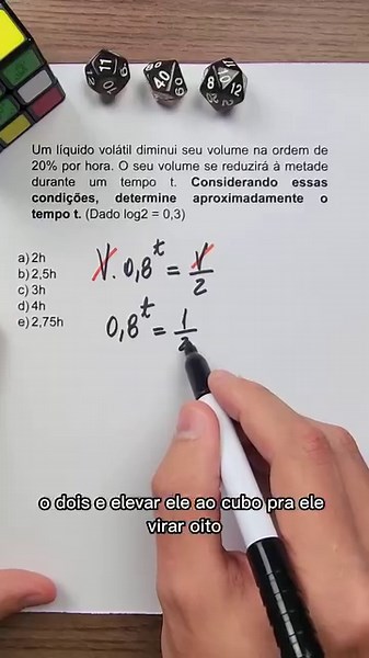 Questão linda de Logaritmo!! #matematica #logaritmo #professor | Profdombrauskas