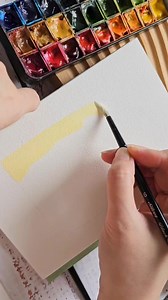 Watercolor and Gouache: Lavender on Pastel Yellow Background | Joly Poa Watercolorist