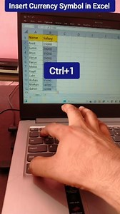Insert Indian currency symbol in Excel #reels | Computer Tech