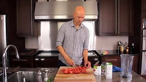 This has to be one of the easiest homemade tomato soup recipes out there. And while it may be easy, it definitely doesn't sacrifice on flavor. Check it out. | Yuri Elkaim