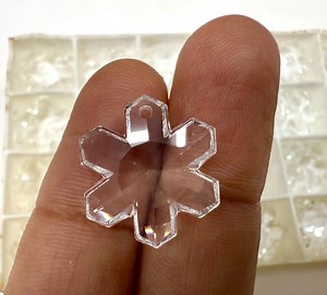 SWAROVSKI Crystal Snowflake Pendants Article# 6707 20mm,snowflakes Vintage Findings Jewelry Making - Etsy