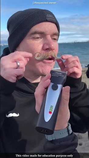 He cut off the man's mustache as a challenge |#shortsvideo