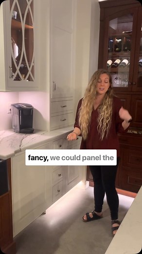 Seamless style meets smart design👌✨ #kitchendesign #paneledappliances #interiorinspo | CabAve Cabinets