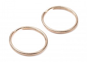Rose Gold Metal Key Rings - Split Rings - Circle Key Rings - Keychain Connectors - Key Ring Findings - 27.62x27.62x1.5mm - PP2852R - Etsy