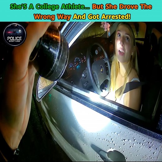 This 18-year-old college athlete was caught driving the wrong way. Her night ended in handcuffs #PoliceBodyCam #CopWatch #TrueCrime | Police Bodycam Nation