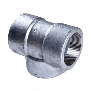 [Hot Item] Forged Carbon/Stainless Steel Threaded Screw Equal Tee for Pharmaceutical Industry