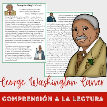 George Washington Carver | Biografía y Actividades de Comprensión Lectora