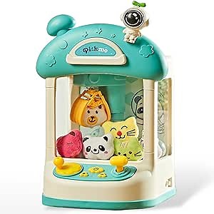 Mini Claw Machine - Portable Claw Machine for Kids and Adults - Small Claw Machine Toy for Boys and Girls