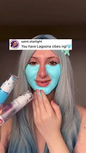 Our Sunset Makeup monster high Lagoona makeup look...