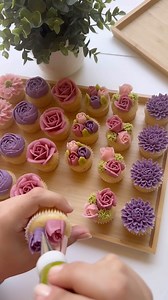 Mini cupcakes 🩷💜🩷 | Talia cupcakes