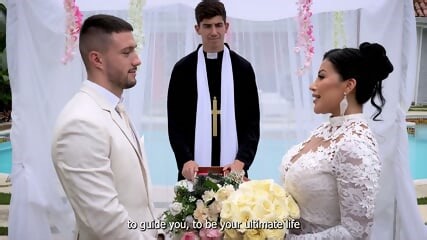 Cheating Bride Fucks The Priest On Her Wedding Day M4r14n4 M4rt1x Mariana Martix - EPORNER