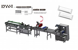 [Hot Item] Automatic Horizontal Chocolate Ball Flow Packer Coconut Coated Pillow Packaging Machine