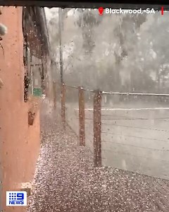 A severe thunderstorm warning has been issued for parts of the state, with heavy hail and rain already lashing the Adelaide Hills and the southern suburbs. 🌧️ ☔ #9News | WATCH LIVE 6pm | 9 News Adelaide