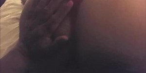 Fucking my Filipina wife from behind as she wears a red g-string