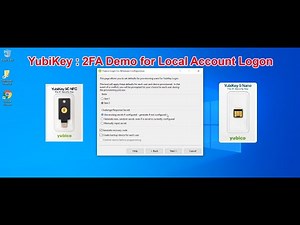 YubiKey & Computer Login Tool for Windows | 2FA Demo for Local Account Logon