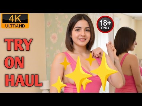 FISHNET TRY ON HAUL ( SHEER TRY ON LINGERIE ) 4K (2025)