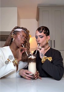 Cookies and Cream Oreo Caramel Coffee Crunch Vanilla Creamy Latte #summer #besties #duo #latte