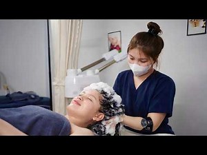ASMR: Relaxing Head Spa with Facial Steam & Skin Cleansing in Da Nang 🇻🇳