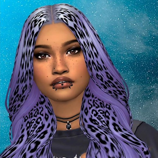 My Newest Sim Raven Shell 💜🖤