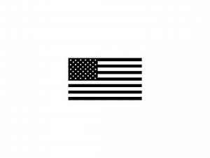 Black American Flag: Patriotic USA Vector (SVG, PDF) - Etsy Australia