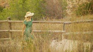 Beautiful Blonde Woman Wear Green Summer Stock Footage Video (100% Royalty-free) 3920229169 | Shutterstock