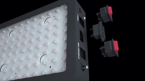 Phlizon 1200W LED Plant Grow Light - 2x2ft & 3x3ft Full Spectrum Daisy Chain Plant Light with Double Switch for Indoor Veg & Flower