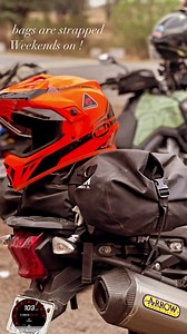Bags are strapped. Weekend is on. 🏍🛍 #siddhantkarnick #friday #weekendride | Siddhant Karnick