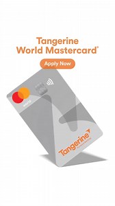 Earn 2% Money-Back Rewards in two Money-Back categories of your choice with the Tangerine World Mastercard®. | Tangerine