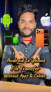 Android to iphone File Transfer, Without any Apps & Cables 🤩! . . #androidtoiphonefiletransfer #android #iphone #pairdrop.net #sathasvm | P. Satha Sivam