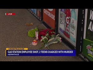 2 teens charged after gas station clerk killed