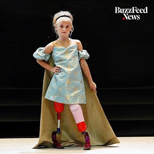 1.1M views · 10K reactions | This 9-year-old double amputee is walking down fashion runways  | BuzzFeed News | Facebook