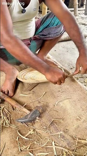 making process of fruit Box with bamboo sticks