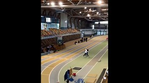 World bronze medallist Hugues Fabrice Zango produced a world indoor triple jump record of 18.07m in Aubiere, France. First place medalThe 27-year-old from #BurkinaFaso becomes the first man to leap beyond 18 metres indoors. | CGTN Sports Scene