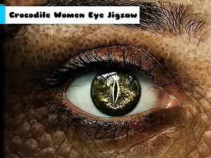 Play Crocodile Women Eye Jigsaw | Free Online  Games. KidzSearch.com