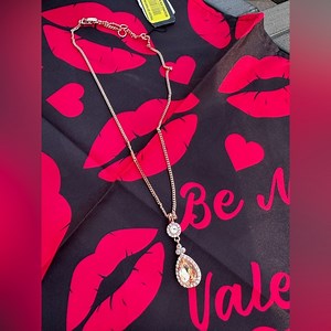 Givenchy Rose gold tone necklace