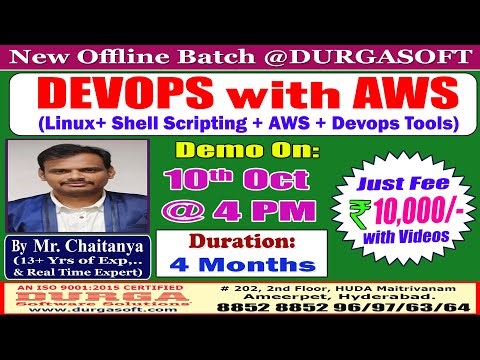DEVOPS with AWS Offline Training @ DURGASOFT
