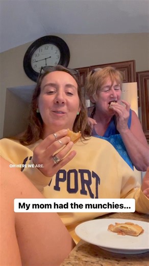 Mom had the munchies so we made a very sweet snack 😂 Pie crust Butter Sugar Cinnamon Roll it up and bake at 350 til golden brown. #munchies #baking #easydessert #snack #recipe | Dope Kitchen