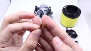 Carburetor Replacement for Honda Rancher 350 TRX350 TRX350TM TRX350FM Rancher ES TRX350TE TRX350ES TRX350FE 2x4 4x4 2000-2006 16100-HN5-M41 16100-HN5-305, with Air Filter Fuel Shut off Petcock Valve