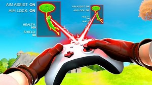 Tfue Abuses Aim Assist on Controller | Fortnite Hub