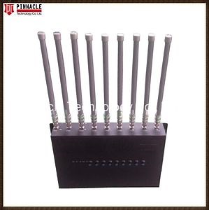 [Hot Item] 300W Power Controllable 9-Antenna Signal Jammer for Blocking CDMA/GSM/PCS/3G/4G/5g Cellphone WiFi Jammer 5.8g Signal