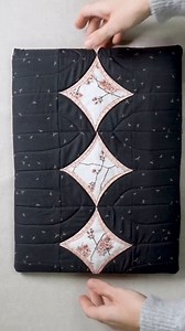 3.7K views · 52 reactions | Even laptops need Quilts! Protect it with style  This DIY quilted laptop case features the stunning cathedral window technique using lush prints from our Botanist collection by Katarina Roccella.✨ https://bit.ly/4gTSS3G #ArtGalleryFabrics #DIYLaptopCase #KatarinaRoccella #CathedralWindow #Quilting #AGFBotanist #FabricLove | Art Gallery Fabrics | Facebook